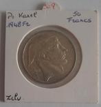 50 francs 1948 pour l'argent, Timbres & Monnaies, Monnaies | Belgique, Envoi