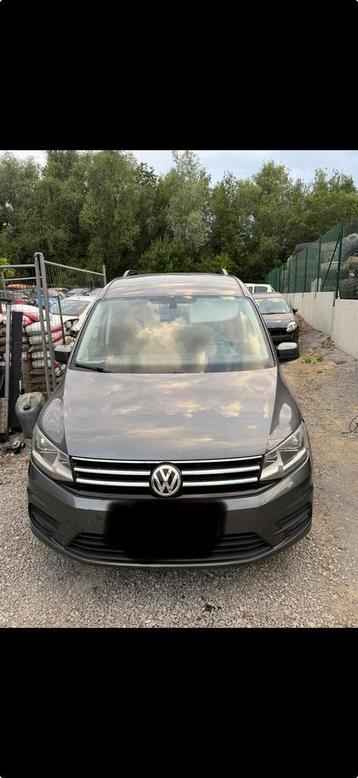 Caddy maxi diesel 7 places automatique, Autos, Argent ou Gris, 7 places, Noir, 5 portes