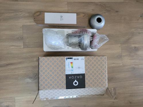 QAZQA Plafondventilator Wind 42 - zilvergrijs, Elektronische apparatuur, Ventilatoren, Nieuw, Plafondventilator, Ophalen