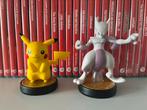 Pikachu N.10 + Mewtwo N.51 Amiibo (Super Smash Bros), Wii, Ophalen of Verzenden, Zo goed als nieuw