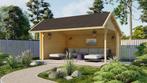 Blokhut - Tuinhuis Thüringen | 44 mm | vuren onbehandeld, Verzenden, Nieuw