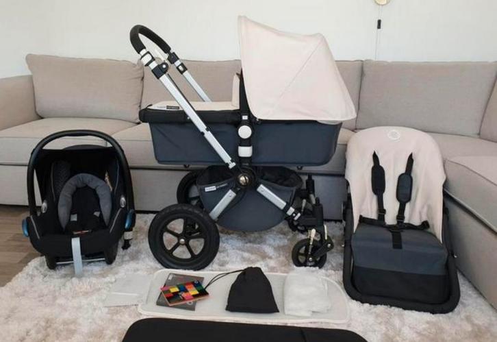 Bugaboo cameileon 2 kinderwagen 3-in-1 Compleet Set, Kinderen en Baby's, Buggy's, Zo goed als nieuw, Maxi-Cosi, Regenhoes, Verstelbare rugleuning