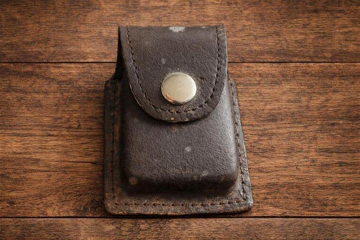 Leren Aansteker tasje - Bieden oke, Motoren, Accessoires | Koffers en Tassen, Nieuw, Verzenden