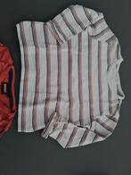 witte polo, pull, trui, longsleef, met strepen, JBC, 110, Enlèvement ou Envoi, Comme neuf