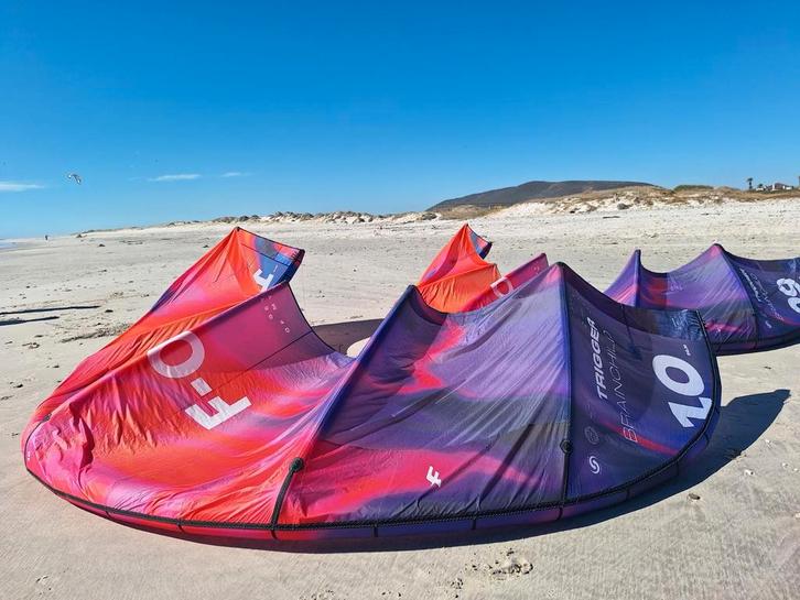 F-one trigger Brainchild 8m, 9m, 10m, Watersport en Boten, Kitesurfen, Ophalen of Verzenden