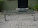 Table basse pieds chromés vintage, Ophalen