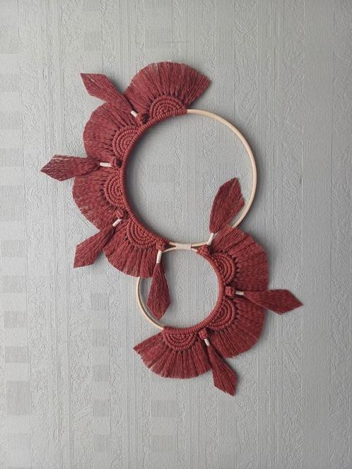 Decoratie, macramé wandtapijt, Huis en Inrichting, Woonaccessoires | Wanddecoraties, Nieuw, Ophalen of Verzenden