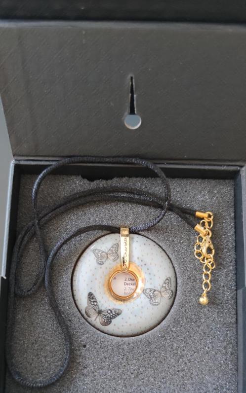 Goebel handgemaakt medaillon twee kanten nieuw105 €, Handtassen en Accessoires, Kettingen, Nieuw, Met hanger, Ophalen of Verzenden