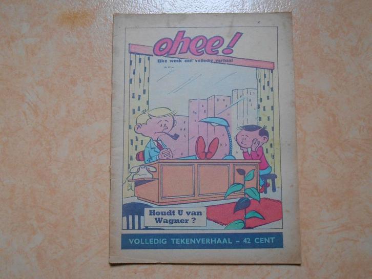 ohee 27b De zwarte tijger 1963 1 ste druk. Nederlandse versi, Boeken, Stripverhalen, Gelezen, Eén stripboek, Ophalen of Verzenden