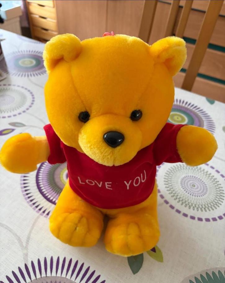 Kleine teddybeer I Love You van Sandy, Verzamelen, Beren en Cherished Teddies, Zo goed als nieuw, Ophalen of Verzenden