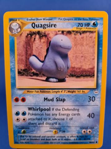 Quagsire 48/64 - Neo Revelation beschikbaar voor biedingen