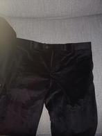 Suède zwart kostuum met gilet, Kleding | Heren, Ophalen of Verzenden, Zo goed als nieuw, Maat 56/58 (XL), Zwart