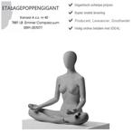Etalagepop /Mannequin m. Egg Hoofd, in Yoga/Pilatus Houding, Ophalen of Verzenden, Nieuw, Overig