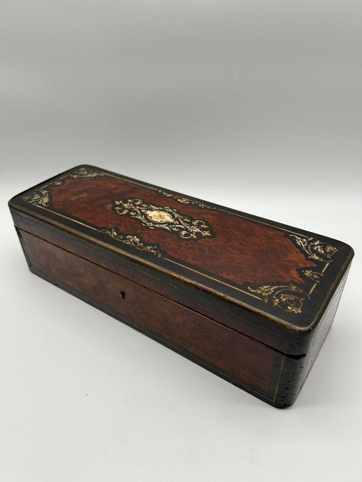 handschoenenkastje in marqueterie - gesigneerd SUSSE, Antiek en Kunst, Antiek | Overige Antiek, Ophalen of Verzenden