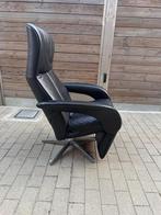 Jori Symphony relax zwart leer 850€, Huis en Inrichting, Fauteuils, Ophalen, Leer