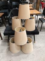 Lot de 6 abajour avec soquet 34cm haut diamètre 35cm, Ophalen, Gebruikt, 25 tot 50 cm, Rond