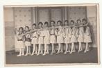 Fotokaart vrouwelijke gymnasten turnen 1925 Maison du Peuple, Gebruikt, Verzenden, Foto, Voor 1940