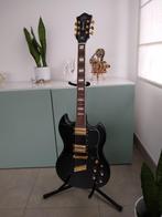 Guild 'Kim Thayil signature' S-100  Polara Black (Gibson SG), Musique & Instruments, Comme neuf, Autres marques, Solid body, Enlèvement
