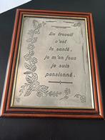 Plaque décorative en étain – Citation retraite, Ophalen