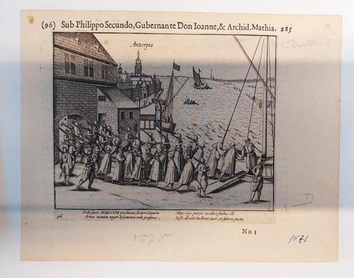 ets Frans Hogenberg, Antiek en Kunst, Kunst | Etsen en Gravures, Ophalen