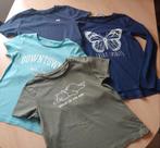 1 t-shirt en 1 longsleeve maat 140, Ophalen of Verzenden, Zo goed als nieuw, Meisje