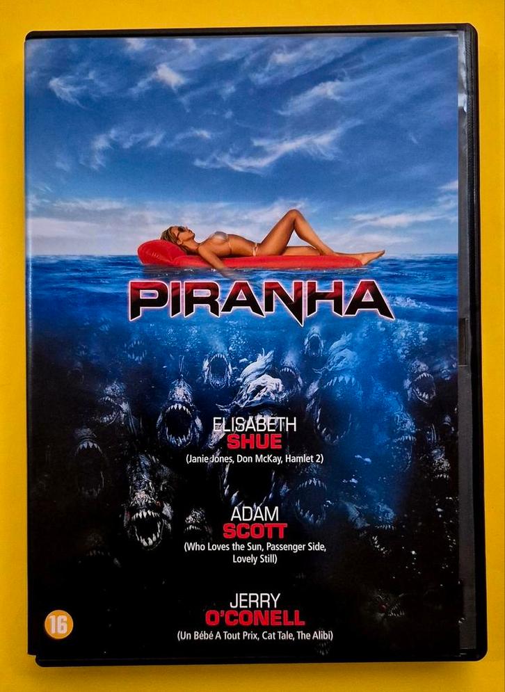 DVD du film Piranha - Elisabeth Shue  V, Cd's en Dvd's, Dvd's | Horror, Zo goed als nieuw, Monsters, Vanaf 12 jaar, Ophalen of Verzenden