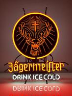 Jägermeister glas neon lichtreclame / lamp, Verzamelen, Ophalen of Verzenden, Nieuw, Lichtbak of (neon) lamp