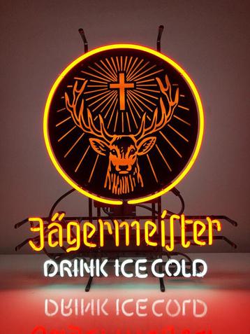 Jägermeister glas neon lichtreclame / lamp beschikbaar voor biedingen