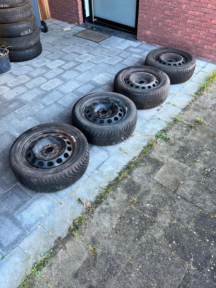 Goodyear Vector 4 Seasons banden op stalen velg, Auto-onderdelen, Banden en Velgen, Banden en Velgen, Winterbanden, 16 inch, 205 mm