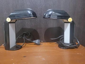 Vintage designlamp duo: het werk van 2 beschikbaar voor biedingen