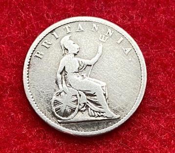 Zeldzame zilveren munt van 30 Lepta uit 1852 beschikbaar voor biedingen