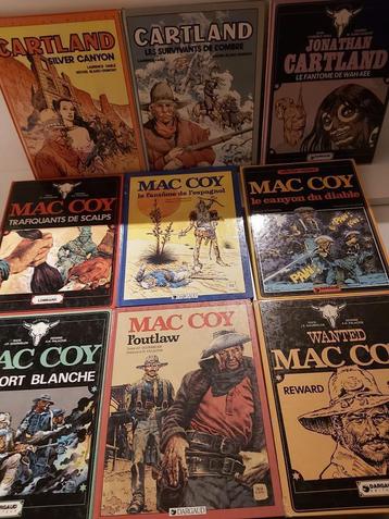 10 stripboeken Mac Coy, Cartland. ,5€ per strip  beschikbaar voor biedingen