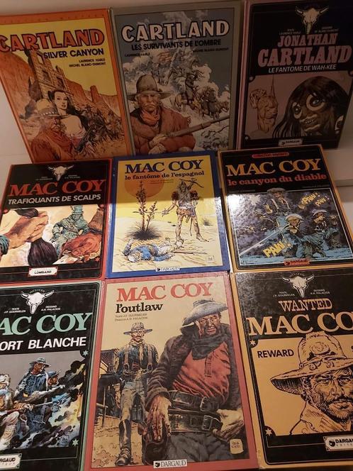 10 stripboeken Mac Coy, Cartland. ,5€ per strip, Boeken, Stripverhalen, Zo goed als nieuw, Eén stripboek, Ophalen of Verzenden