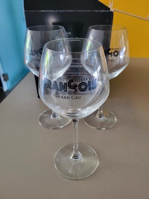 bierglazen François, Verzamelen, Glas en Drinkglazen, Nieuw, Ophalen of Verzenden