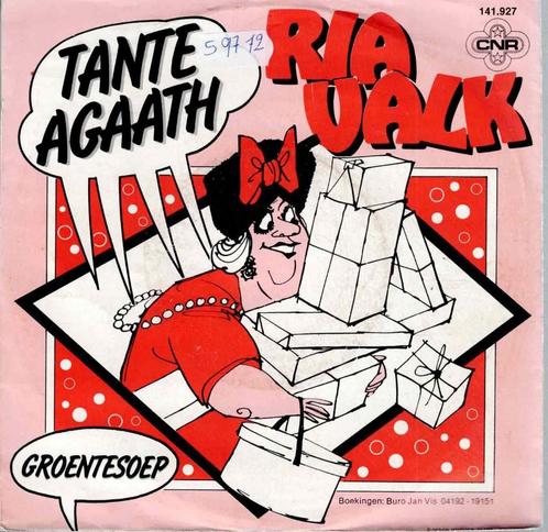 Vinyl, 7"   -   Ria Valk – Tante Agaath, Cd's en Dvd's, Vinyl | Overige Vinyl, Overige formaten, Ophalen of Verzenden