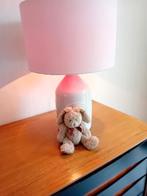 Lampadaire salt & pepper met wit linnen kap, binnen oranje, Huis en Inrichting, Lampen | Tafellampen, Ophalen, Overige materialen