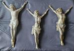 Metalen Jesus Christus kruisbeelden, Antiek en Kunst, Ophalen of Verzenden