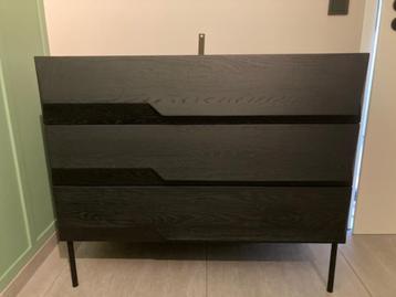 Commode Ethnicraft, 3 ou 4 tiroirs, 25 à 50 cm, Métal, Comme neuf