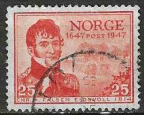 Noorwegen 1947 - Yvert 296 - Christian Magnus Falsen (ST), Timbres & Monnaies, Timbres | Europe | Scandinavie, Affranchi, Norvège