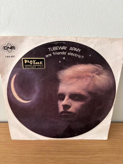 Single - Tubeway army - are friends electric, Cd's en Dvd's, Vinyl Singles, Gebruikt, Single, Pop, 7 inch, Ophalen of Verzenden