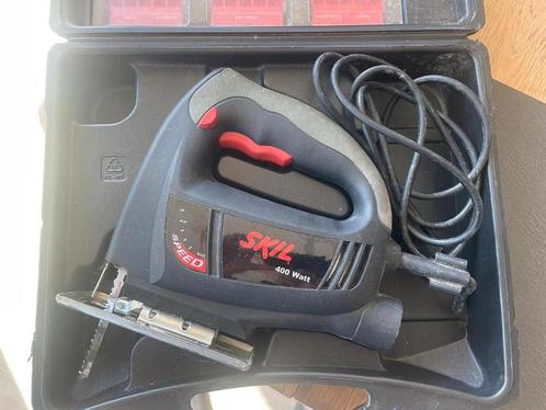 Decoupeer/wipzaag Skil 400 Watt, 220v in koffer (Zemst), Doe-het-zelf en Bouw, Gereedschap | Zaagmachines, Gebruikt, Decoupeerzaag