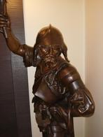 Gebronzeerde ridder zinklegering, Antiek en Kunst, Ophalen