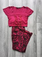 Ensemble T-shirt + broek, Kleding | Dames, Talking French, Paars, Ophalen of Verzenden, Zo goed als nieuw