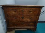 Antieke linnenkast met 3 schuiven, Huis en Inrichting, Ophalen, Gebruikt, 100 tot 150 cm, 100 tot 150 cm