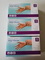 2 dozen wegwerphandschoenen vinyl  MEDIUM, Kleding | Dames, Ophalen of Verzenden, Nieuw
