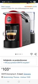 Espresso machine, koffiemachine, Lavazza , Nieuw in doos., Elektronische apparatuur, Koffiezetapparaten, Ophalen, Koffiemachine
