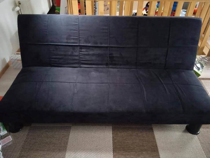 Zetel / slaapbank, Maison & Meubles, Chambre à coucher | Canapés-lits, Utilisé, Autres dimensions, 190 cm ou moins, Deux personnes