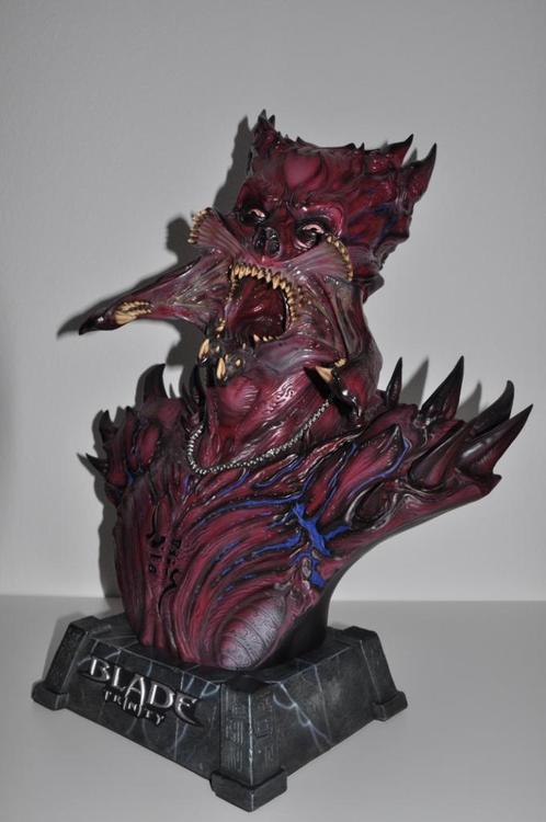 Elite Creature Collectibles/ECC Blade Trinity - Blade 3 Bust, Verzamelen, Film en Tv, Nieuw, Film, Beeldje, Replica of Model, Ophalen