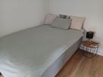 Twijfelaar YISK boxspring, Gris, Queen size, Comme neuf, Enlèvement