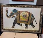 Prachtige kader met olifant uit India, Ophalen
